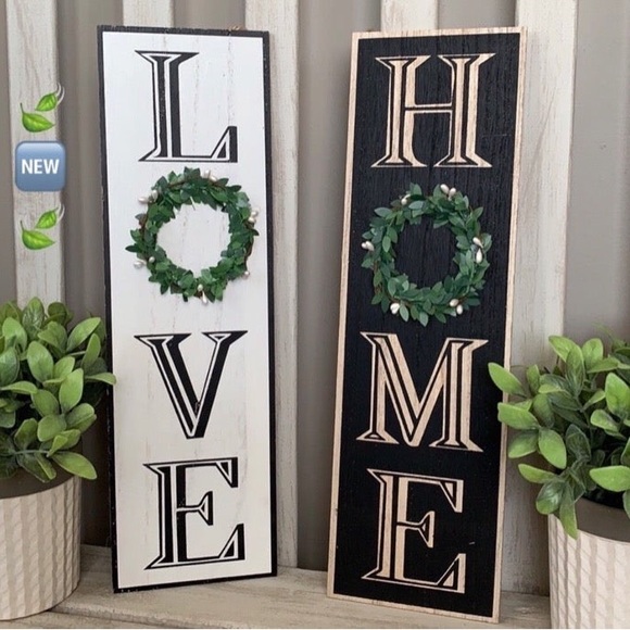 💜 FARMHOUSE VERTICAL “LOVE” SIGN 💜 - Picture 3 of 3